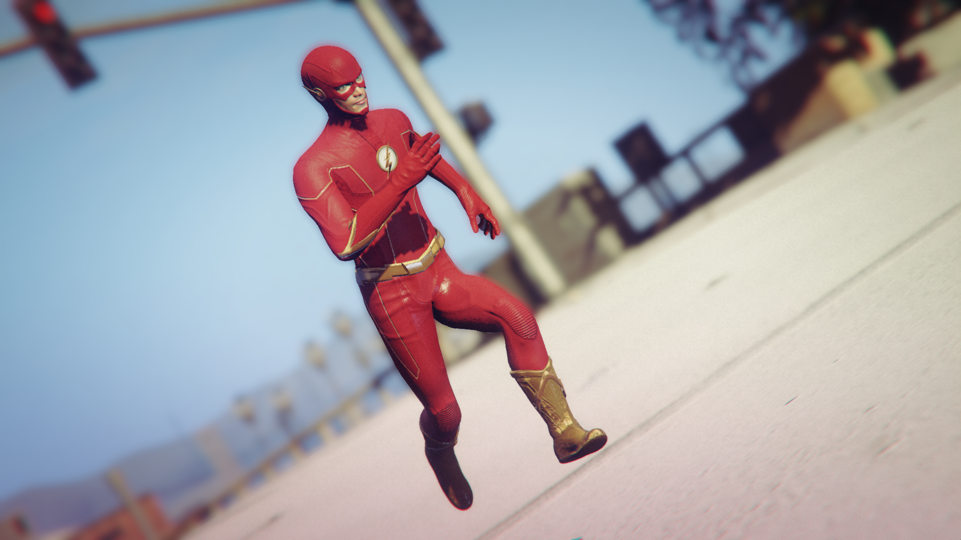 Flash Season 9 – Custom ped with GOLD BOOTS